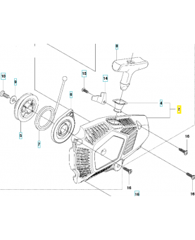 Carter complet 511063401. Pièce détachée Husqvarna