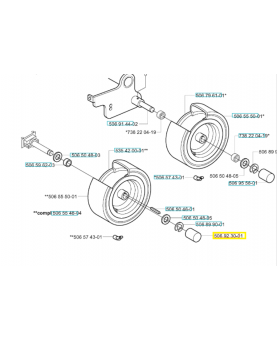 Capuchon 577772901 husqvarna