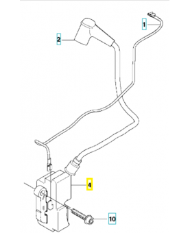 bloc électronique 510115703. Pièce détachée Husqvarna