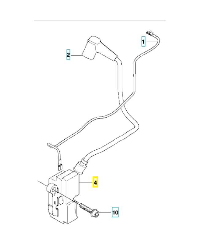 bloc électronique 510115703. Pièce détachée Husqvarna bloc électronique 510115703. Pièce détachée Husqvarna