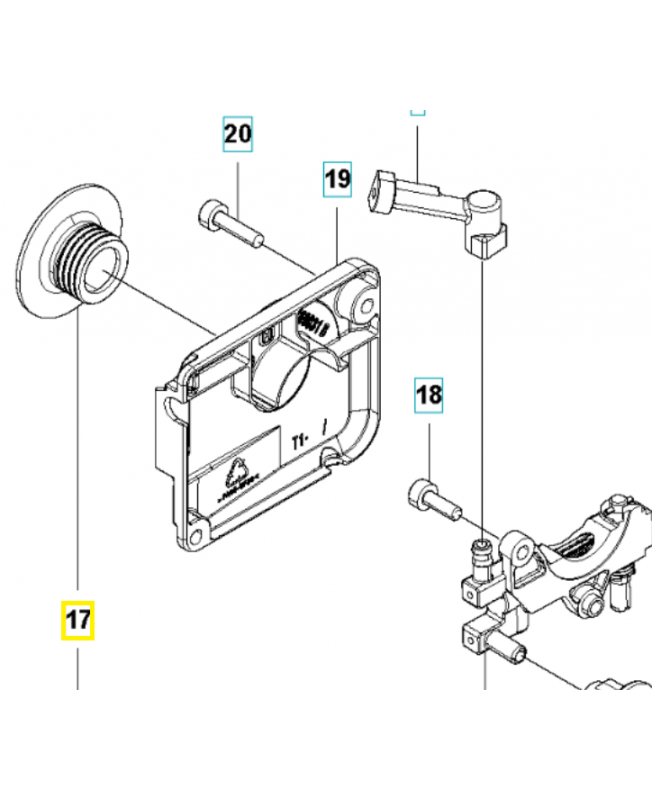 Vis sans fin 593827301. Pièce détachée Husqvarna Vis sans fin 593827301. Pièce détachée Husqvarna