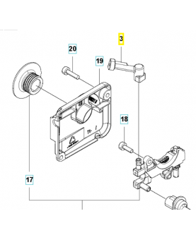 Pipe 513618802. Pièce détachée Husqvarna