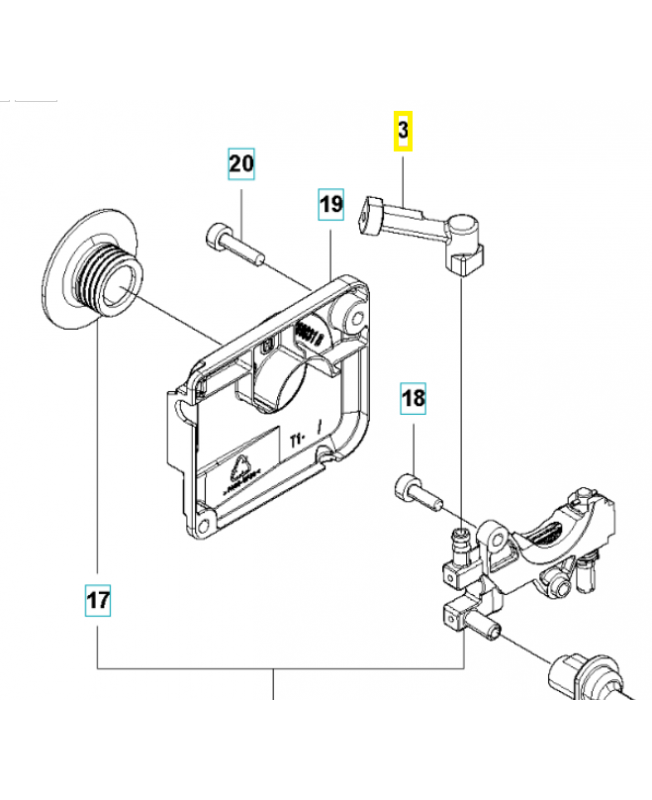 Pipe 513618802. Pièce détachée Husqvarna