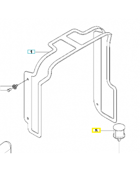 Amortisseur 513667302. Pièce détachée Husqvarna