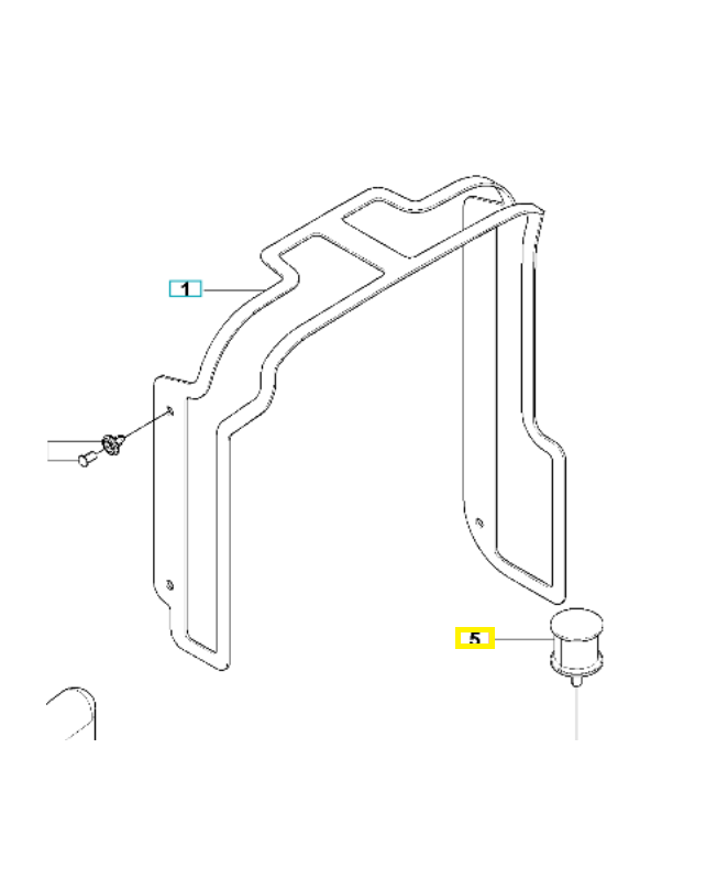 Amortisseur 513667302. Pièce détachée Husqvarna