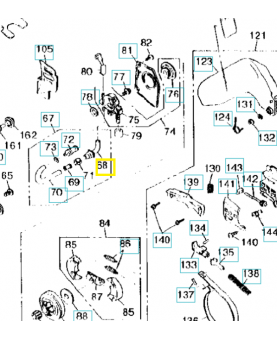 Tuyau d'huile 513725802. Pièce détachée Husqvarna