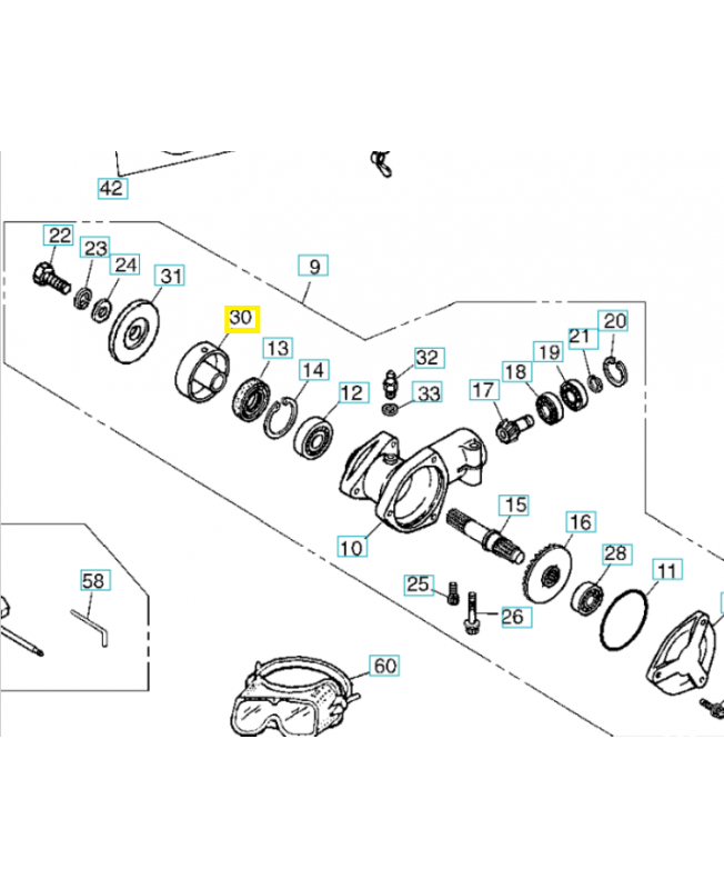 Holder 514366601. Pièce détachée Husqvarna