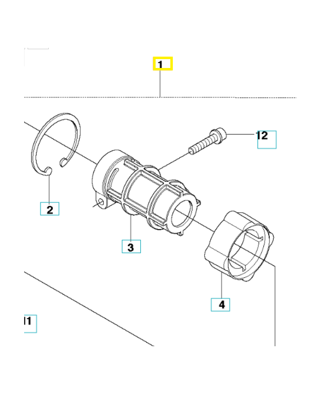 Carter complet 521664802. Pièce détachée Husqvarna
