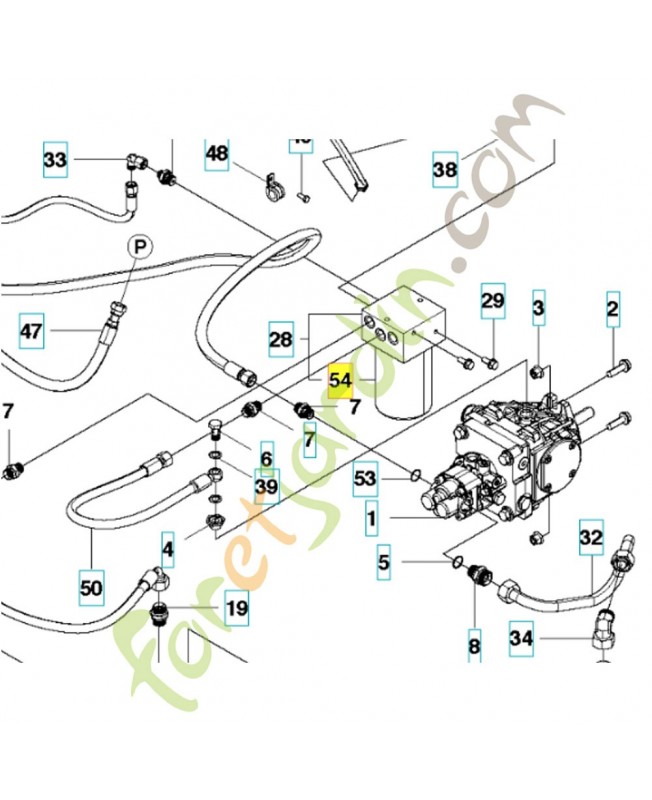 Filtre 597464301. Pièce détachée Husqvarna