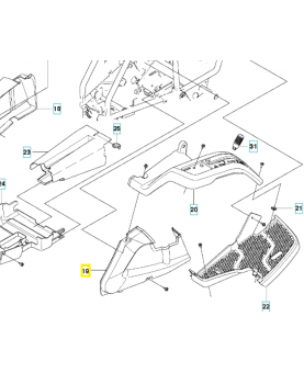 carter 585620101. Pièce de rechange Husqvarna