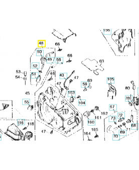 Tube complet 527720502. Pièce détachée Husqvarna