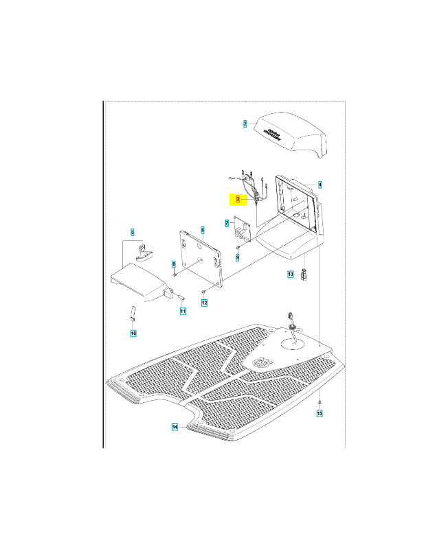 câblage complet 544983806. Pièce de rechange Husqvarna