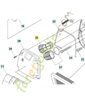 Tuyau d'aspiration 594028101
