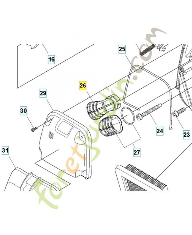 Tuyau d'aspiration 594028101