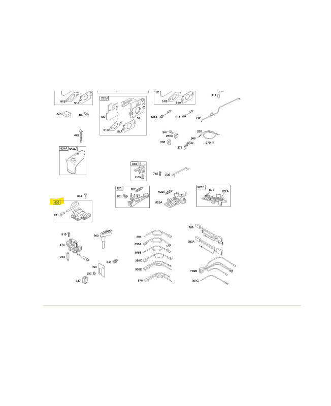 590454 Bobine d'allumage  Briggs & Stratton