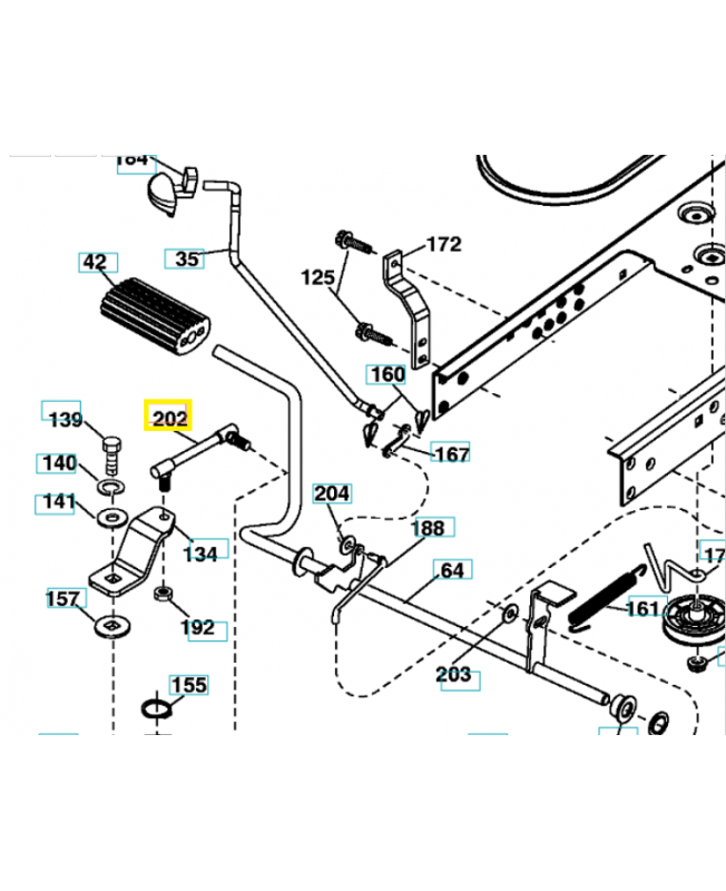 Biellette 597068804. Pièce détachée Husqvarna