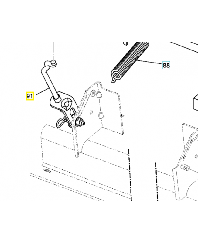 Barre 589464807. Pièce détachée Husqvarna
