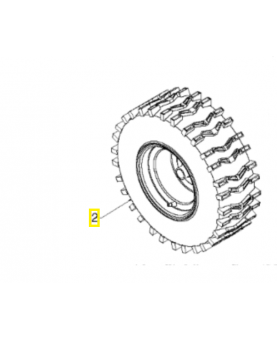 roue 532439409. Pièce détachée Husqvarna