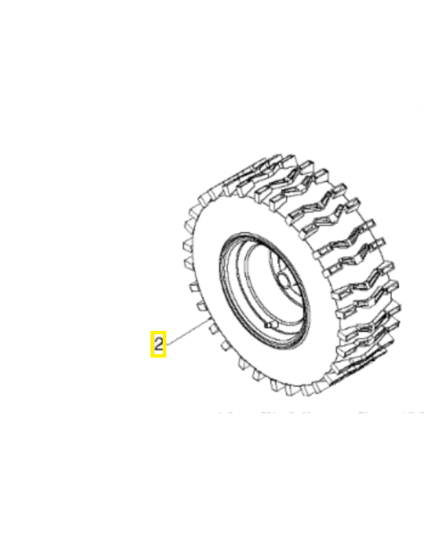 roue 532439409. Pièce détachée Husqvarna