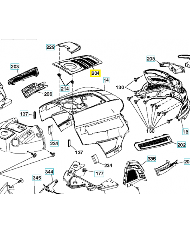 Carter 587485901. Pièce détachée Husqvarna Carter 587485901. Pièce détachée Husqvarna