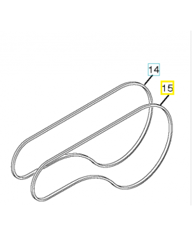 Courroie 599385301. Pièce détachée Husqvarna