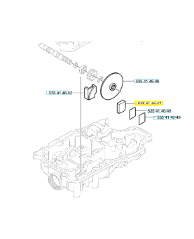 Garniture de frein 586904901 . Pièce de rechange Husqvarna