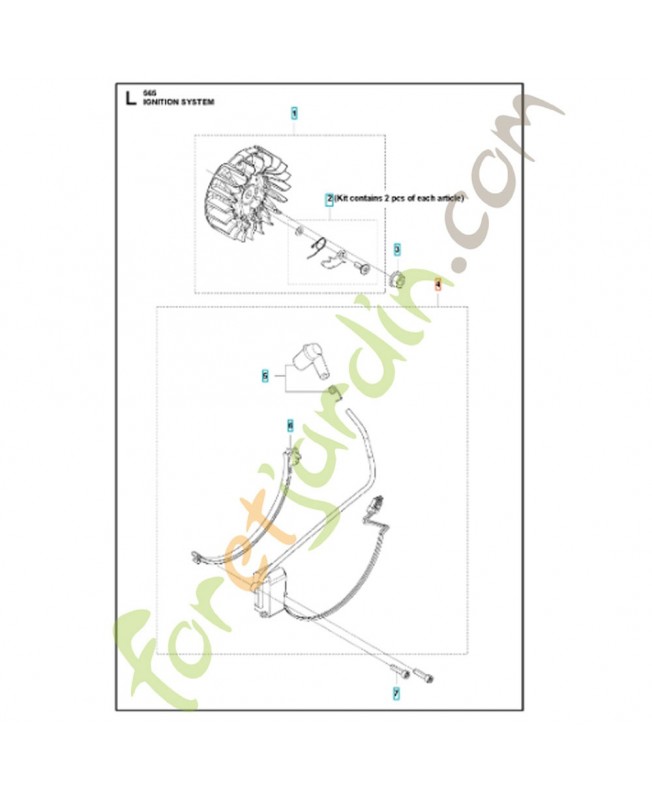 Bloc electronique complet 582105002