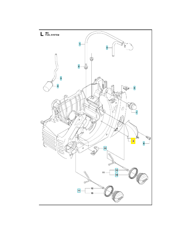 Gicleur 598027801. Pièce détachée Husqvarna
