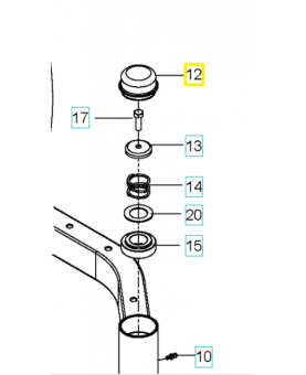 capuchon 595281301. Pièce détachée Husqvarna