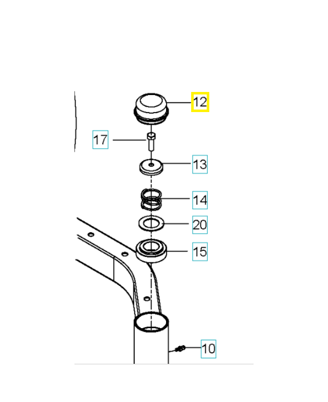 capuchon 595281301. Pièce détachée Husqvarna