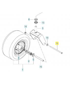 Boulon  594946501. Pièce détachée Husqvarna