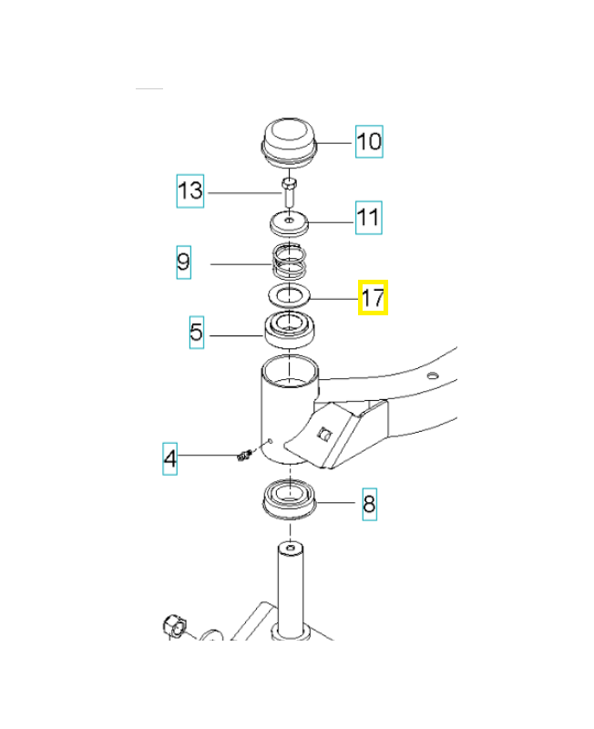 Rondelle 596319801. Pièce détachée Husqvarna