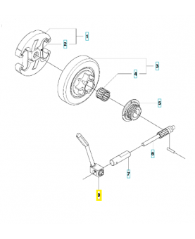 Tuyau d'Huile 544084202. Pièce détachée Husqvarna