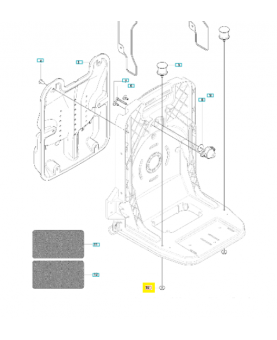 Écrou 513667501. Pièce de rechange Husqvarna