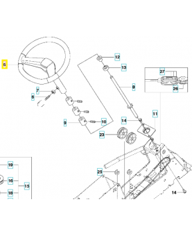 volant 577960403- Pièce de détachée Husqvarna
