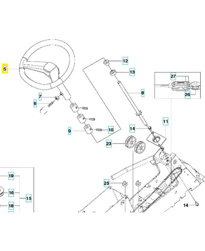 volant 577960403- Pièce de détachée Husqvarna