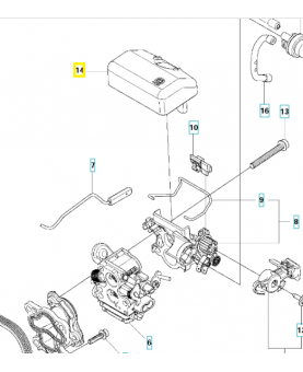 Filtre a air 599729402. Pièce détachée Husqvarna