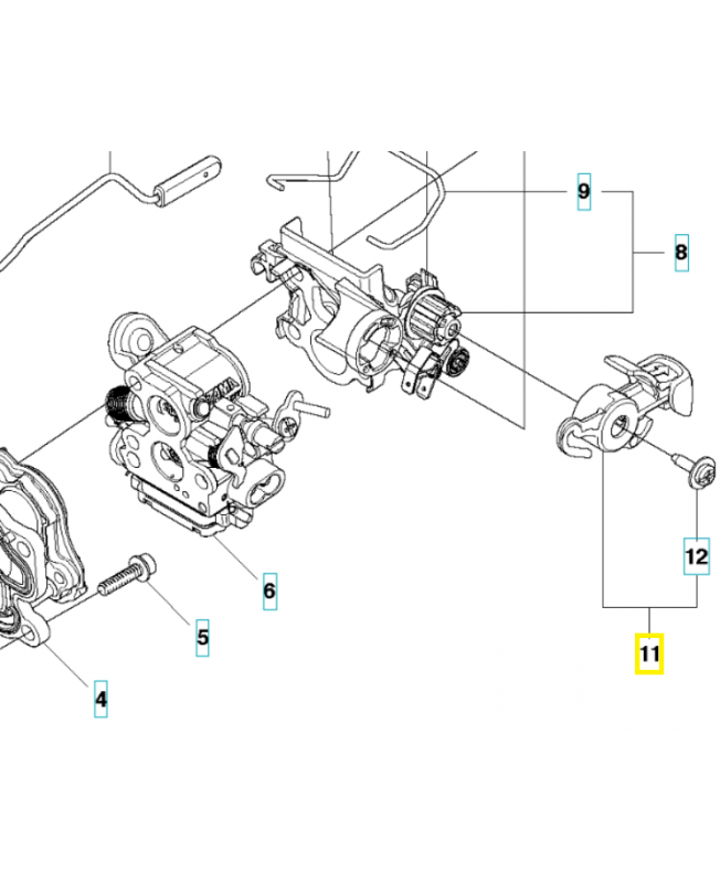 Commande 544844306. Pièce détachée Husqvarna Commande 544844306. Pièce détachée Husqvarna