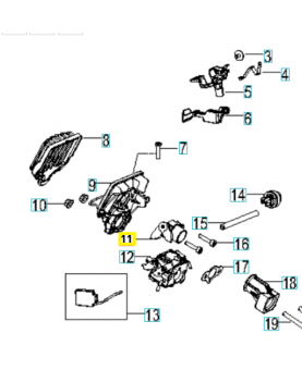 soupape 599366101. Pièce détachée Husqvarna