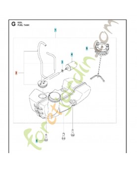 Tuyau Husqvarna ref. 597967305