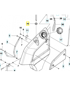 passage 594059501l - Pièce détachée Husqvarna