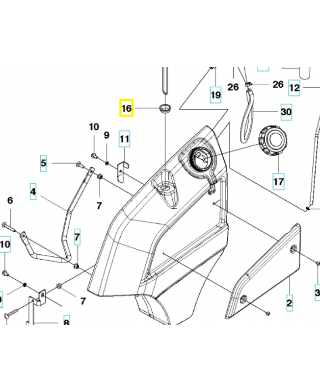 passage 594059501l - Pièce détachée Husqvarna passage 594059501l - Pièce détachée Husqvarna