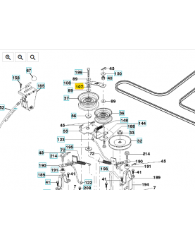 Entretoise husqvarna ref. 532133502