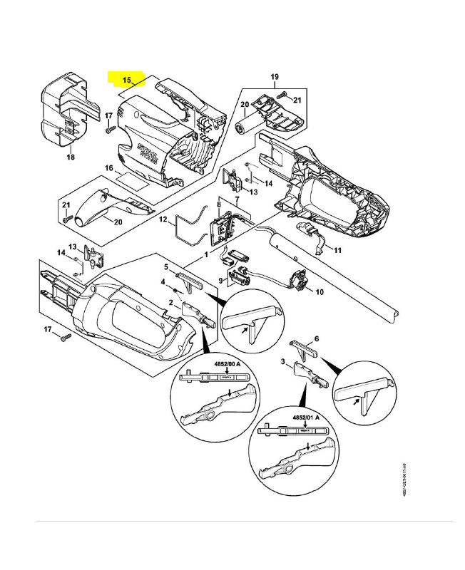 Recouvrement droit et gauche