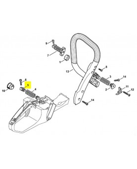 Bouchon de palier 1140-792-2903. Pièce détachée Stihl / Vicking