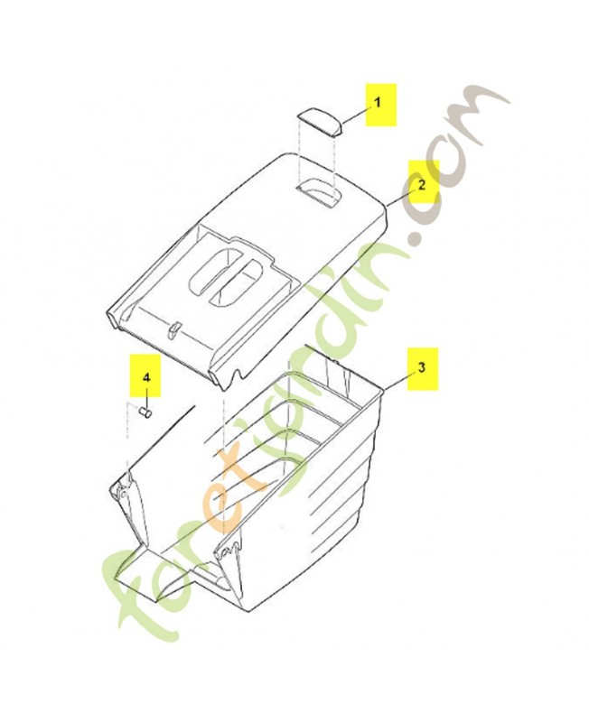 Bac de ramassage complet 6375-760-2191