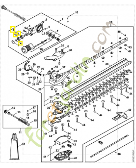 Pignon d'entraînement 4243-640-2502. Pièce détachée Stihl / Vicking