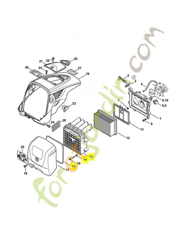 Boitier de filtre 4224-140-2800