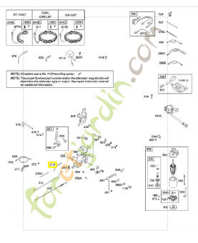 691840 Timonerie starter 0003-000-0966. Pièce de rechange