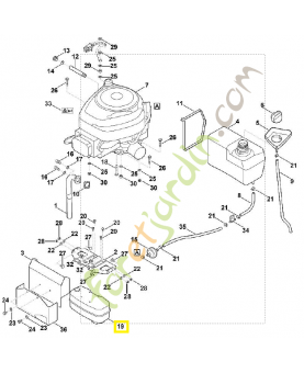 Silencieux mt 5097/t5 6170-140-0600. Pièce de rechange Sithl / Vicking